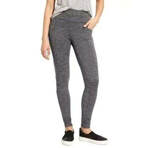 Athleta Herringbone Metro High Waisted Leggings Pockets